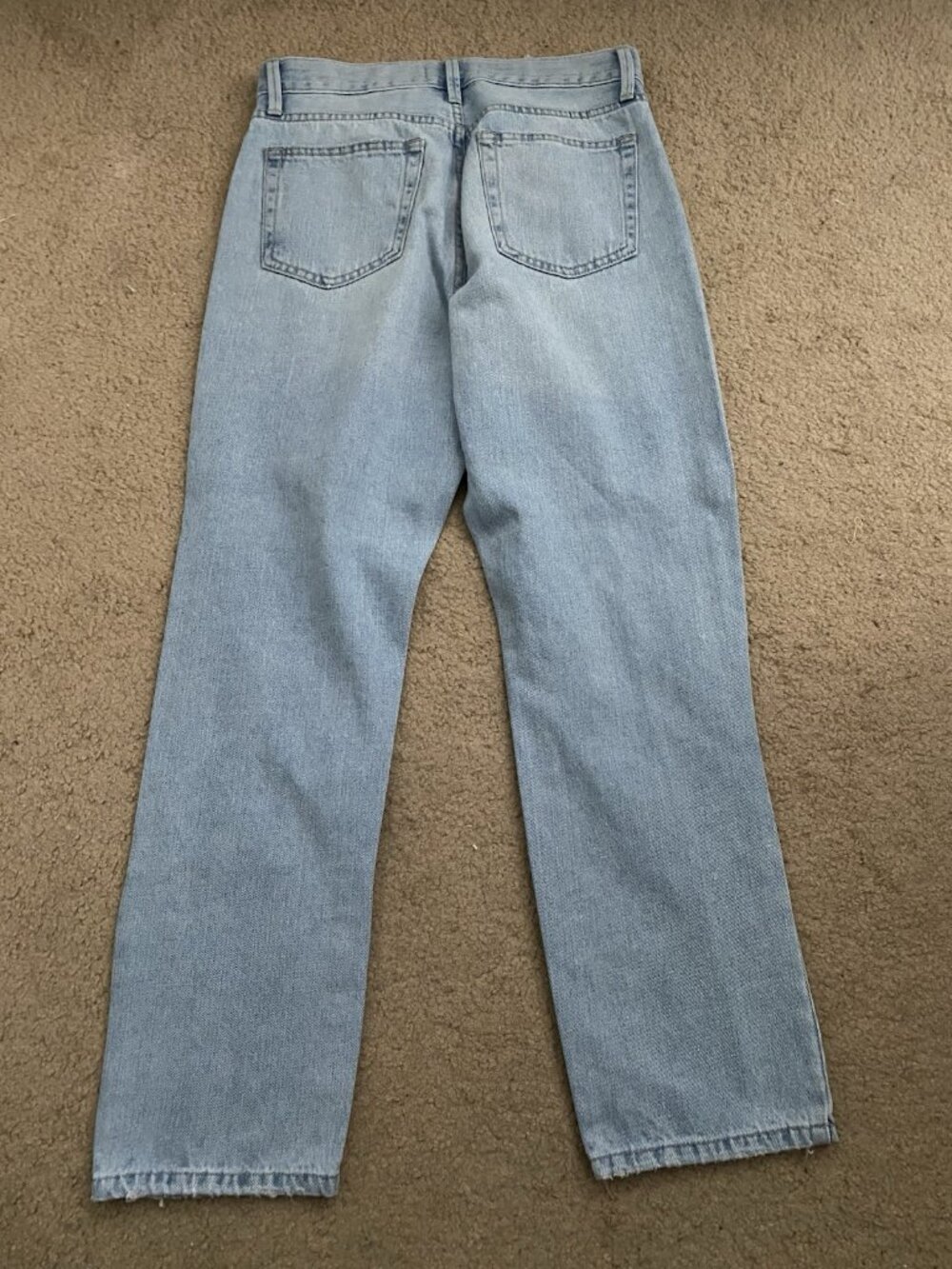 Women's JBD By Just Black Denim Light Wash Distressed Straight Leg Jeans Sz 27 - Picture 2 of 7